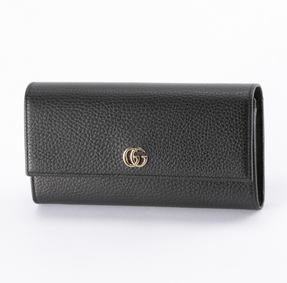 GUCCI グッチ 長財布 ブラック PETITE MARMONT