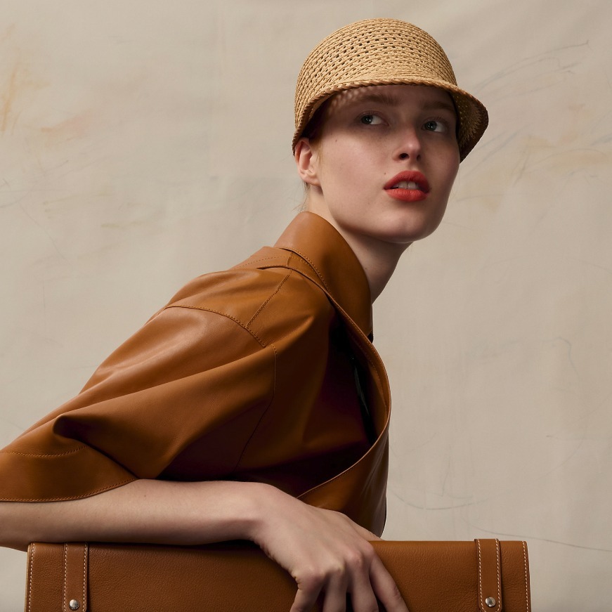 夏にピッタリ♡【HERMES】ロゴ入り《Emma Code》キャップ