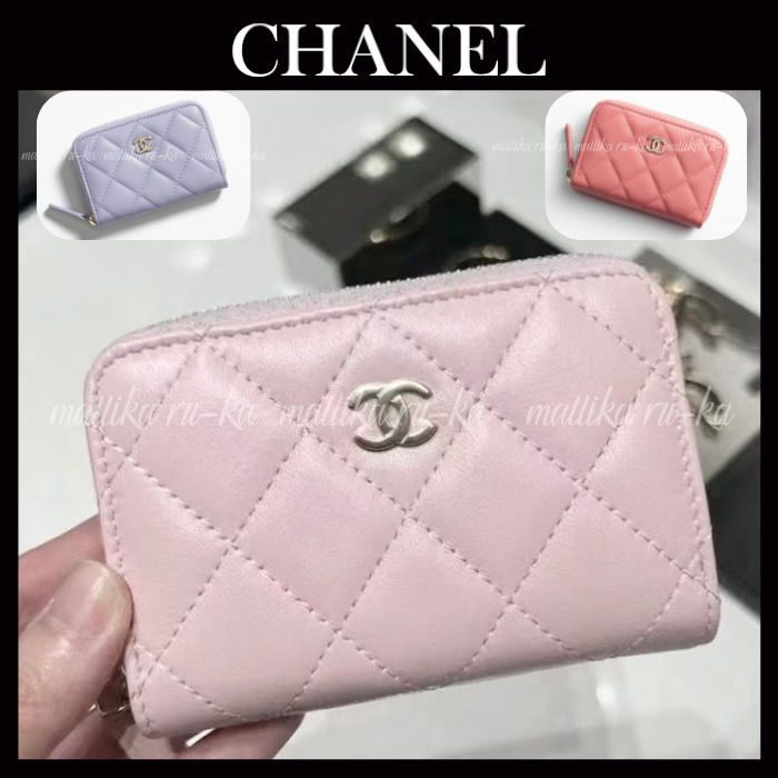 可愛いカラバリ☆【CHANEL】シャネル ジップ コインケース