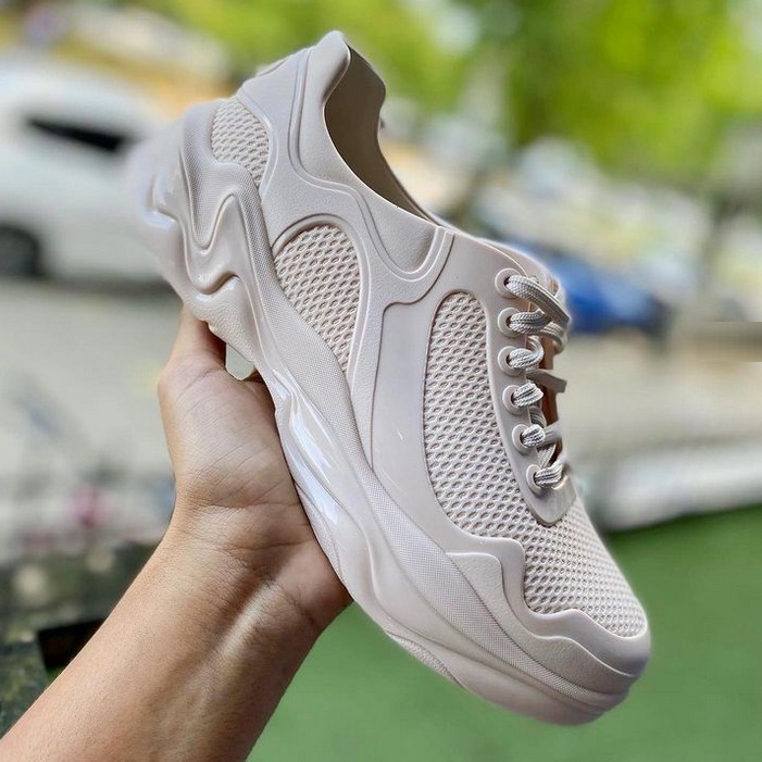 《sale》Melissa 追跡付/送料込 雨の日対策厚底レインスニーカー