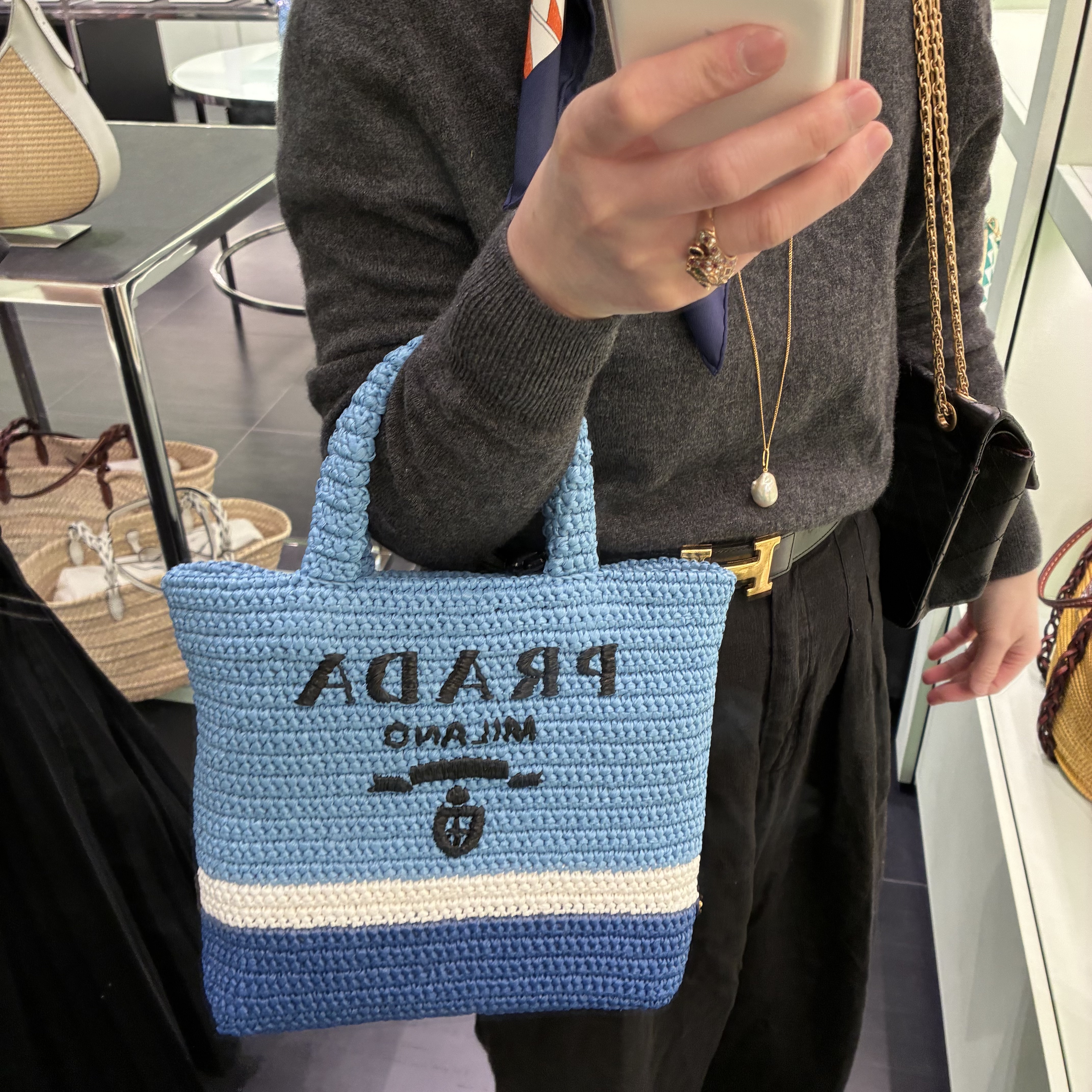 《VIPセール！》PRADA(プラダ) トート バッグ 1BG422