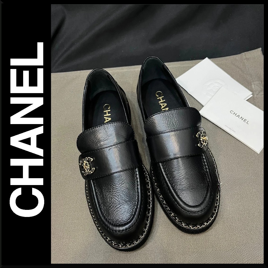 【24A新作】CHANEL ココマークがお洒落なローファー