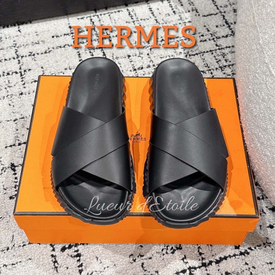 【超軽量◎シンプル】HERMES サンダル インフラ Sandales Infra