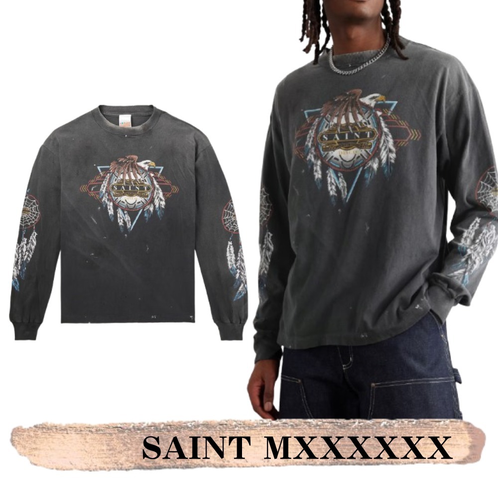 Saint Mxxxxxx☆関税込☆TEFLON DISCOコットンジャージーTシャツ