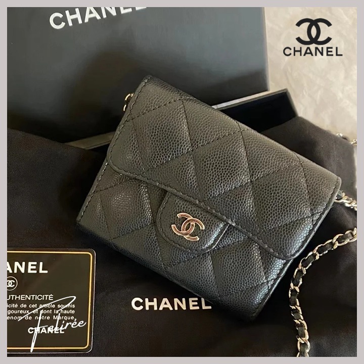 ≪コンパクト☆≫CHANEL ミニチェーンウォレット