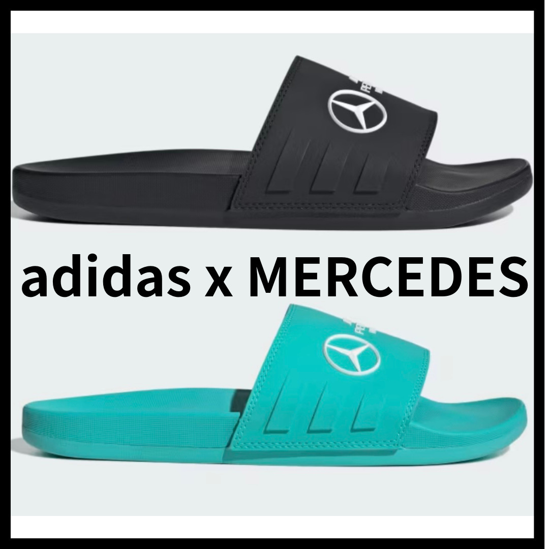 兼用【adidas x MERCEDES】メルセデス AMG F1 ADILETTE サンダル