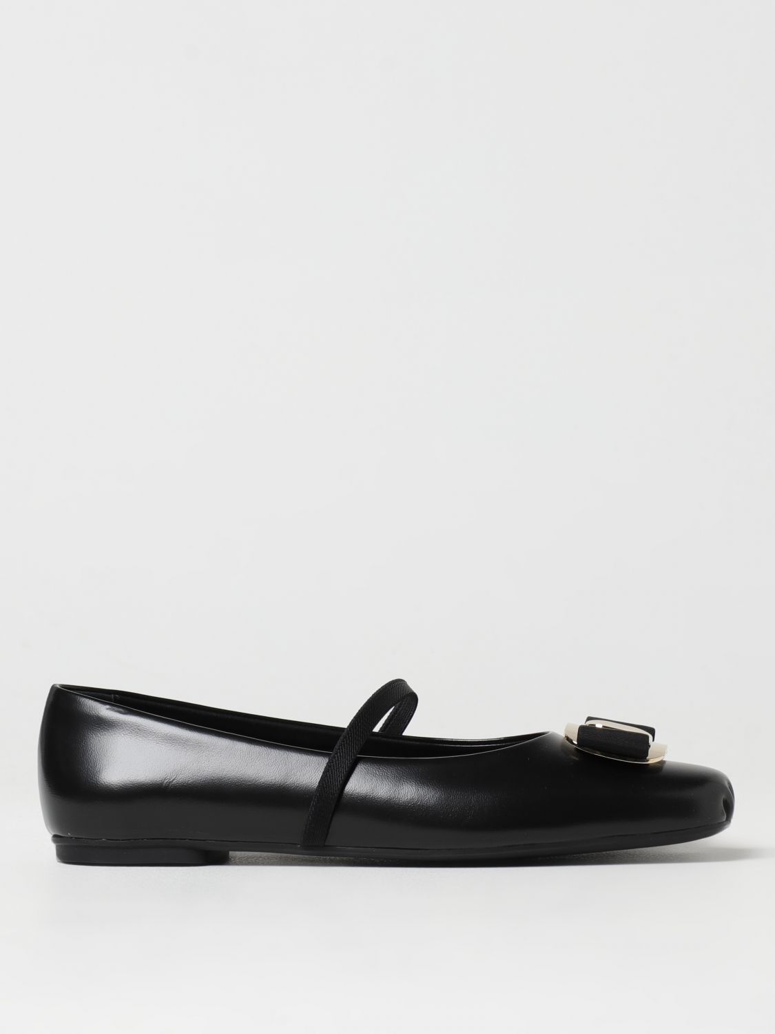 フラットシューズ FERRAGAMO Woman Ballet flats Black 0768868 NERO