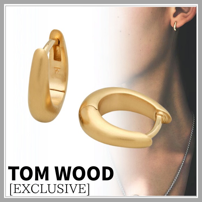 【数量限定/別注】TOM WOOD リズハギーズ サテンゴールド ピアス
