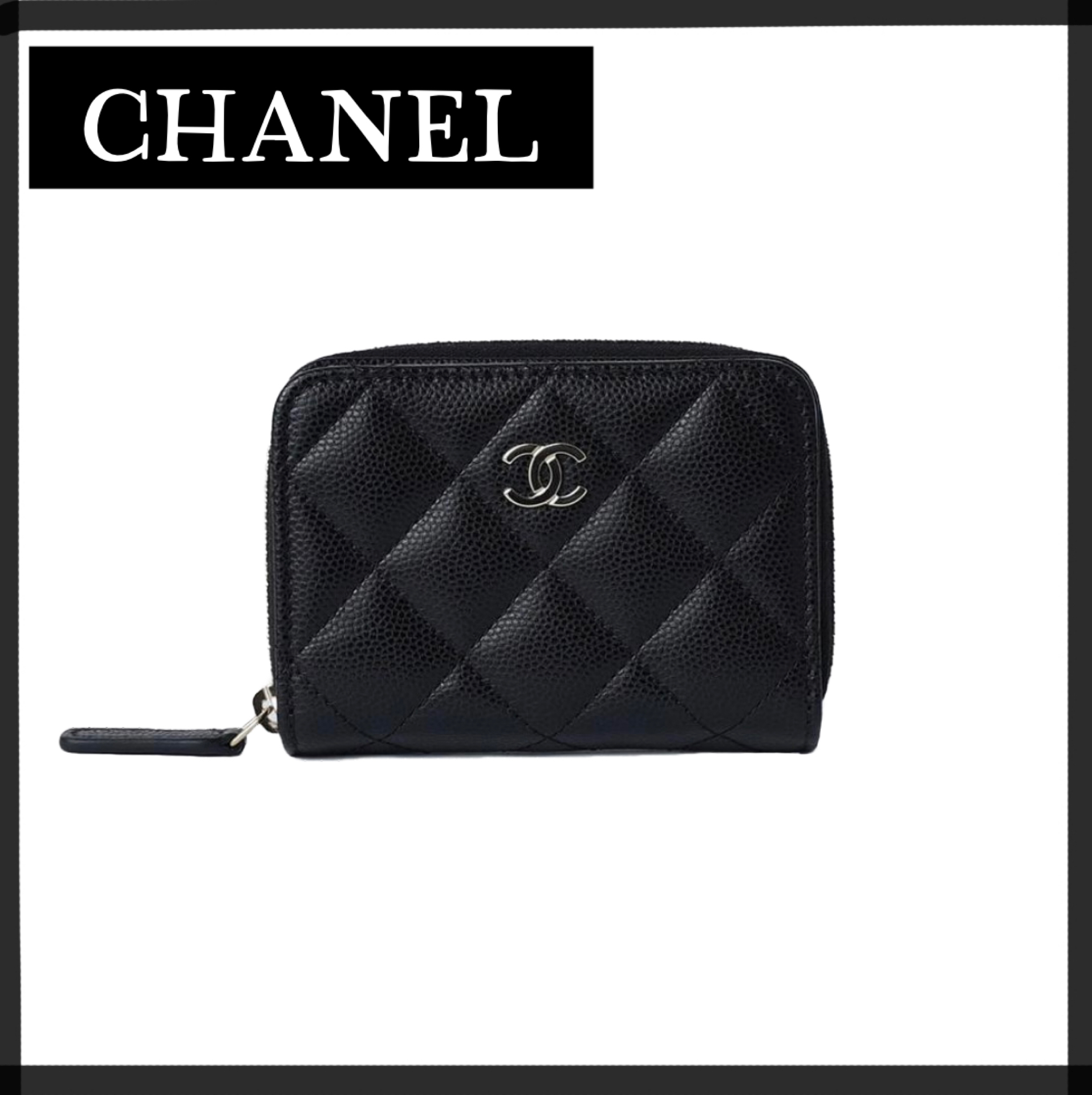 日常をエレガンスに♪【CHANEL】クラシック ジップ コインパース