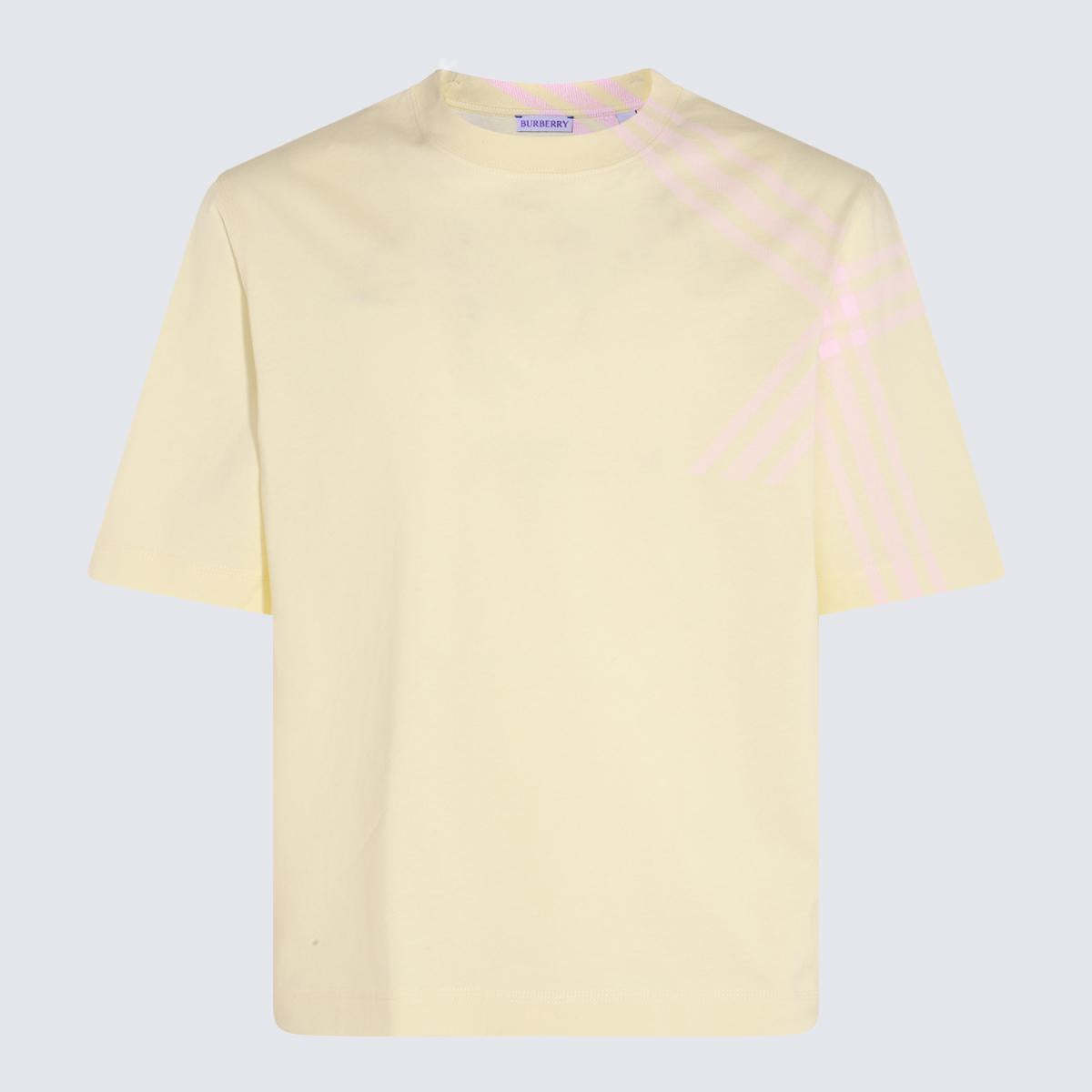 【関税＆送料込み】Burberry Yellow Cotton T-Shirt