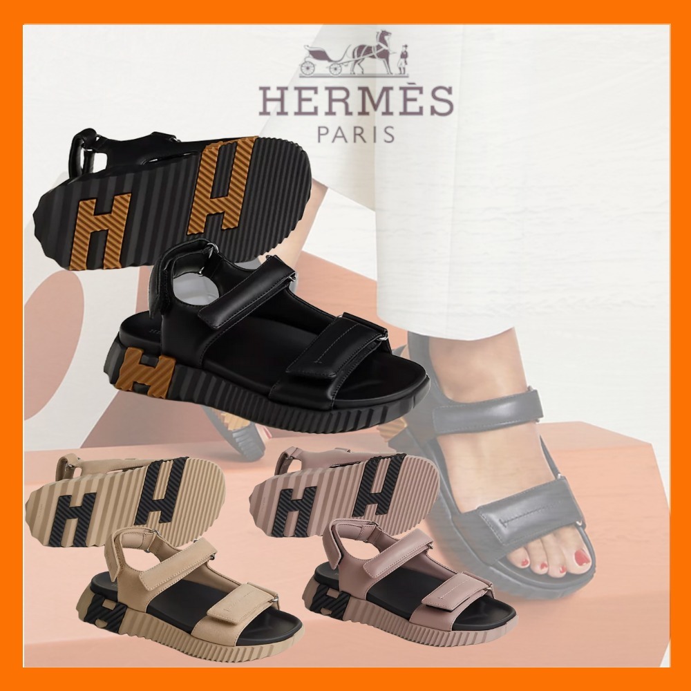 軽やかに魅せる HERMES Junior sandal サンダル