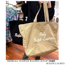 [RALPH LAUREN] ラージサイズ キャンバストート 3色展開