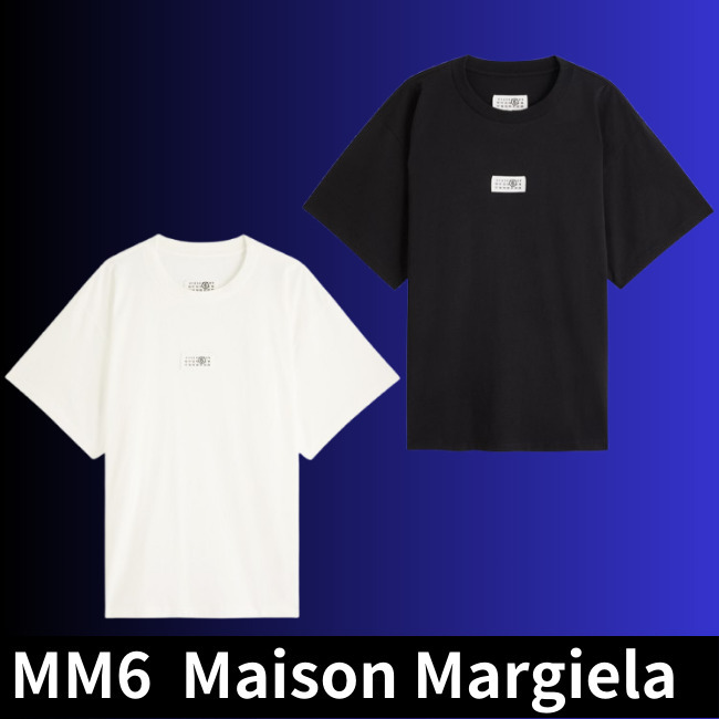 2025春夏【 MM6 MAISON MARGIELA】ラベルロゴコットンTシャツ