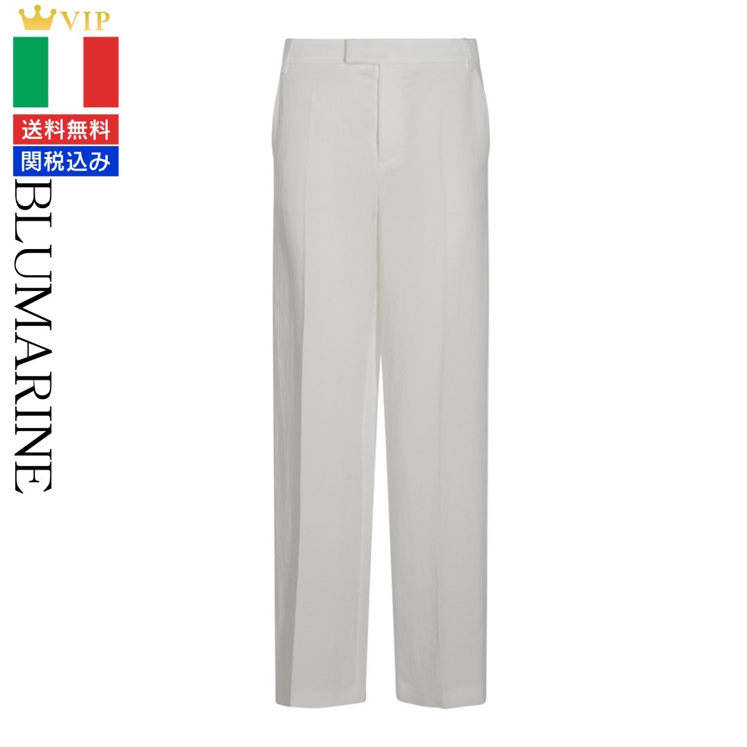 VIP【関税送料無料】希少 BLUMARINE WHITE PANTS