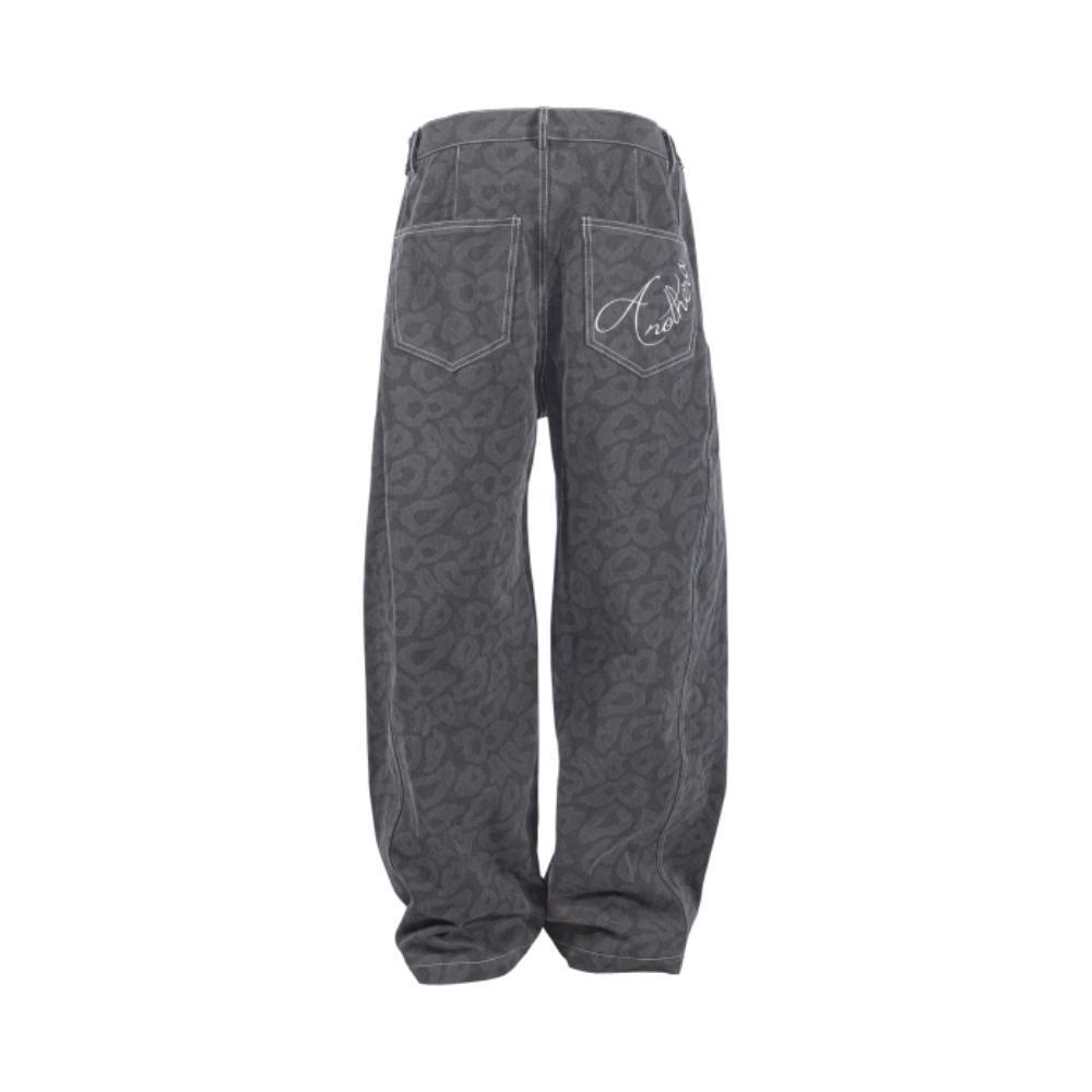 パンツ ANOTHER A Leopard Balloon Pants Charcoal LEOPARD BALLOON PAN