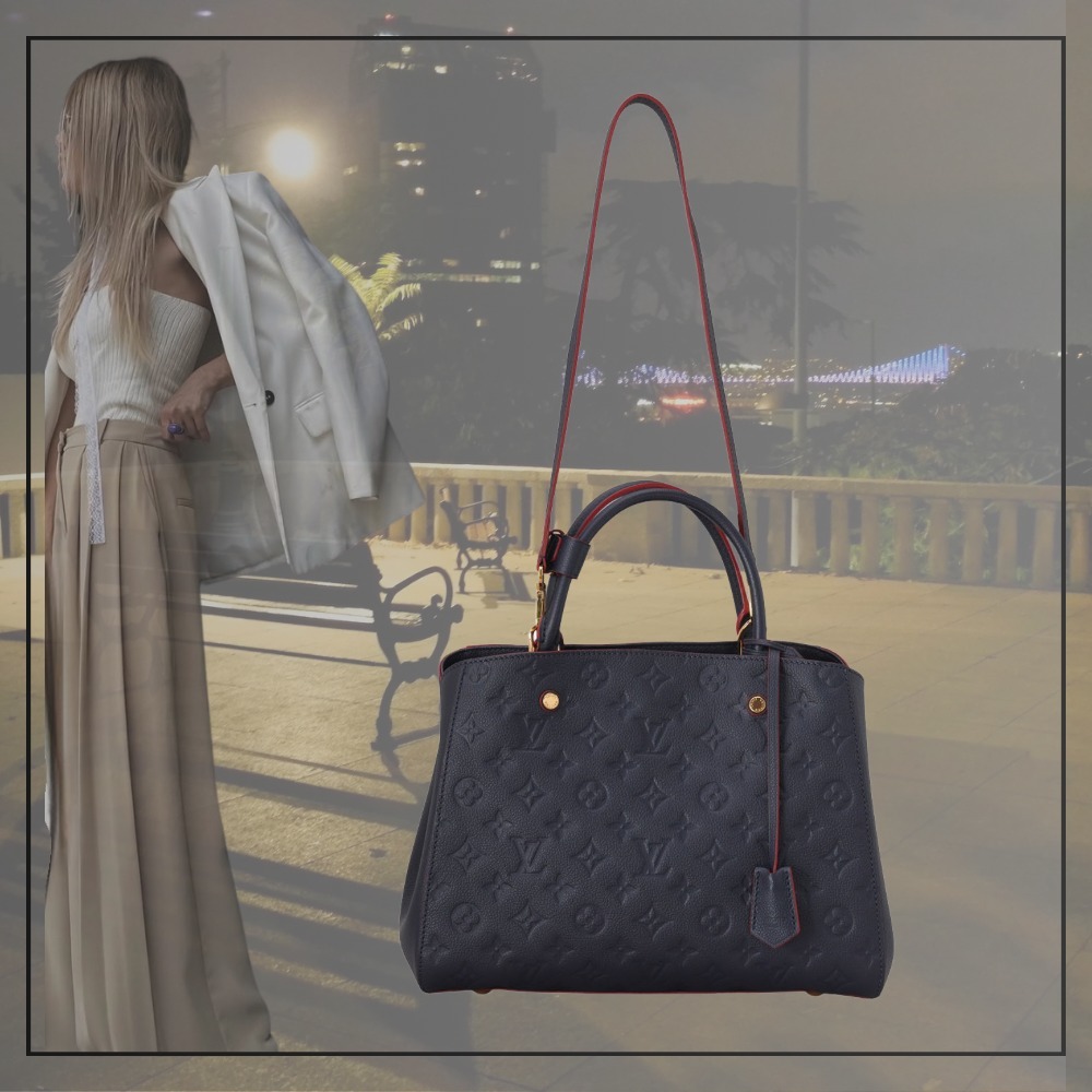 【出会えた一点物】Louis Vuitton アンプレントモンテニューMM