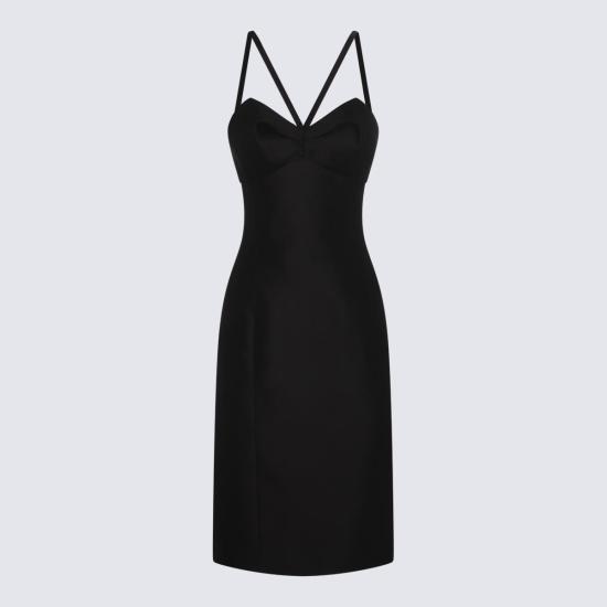 ワンピース VERSACE Women Mid Skirts 10125051A090751B000 Black