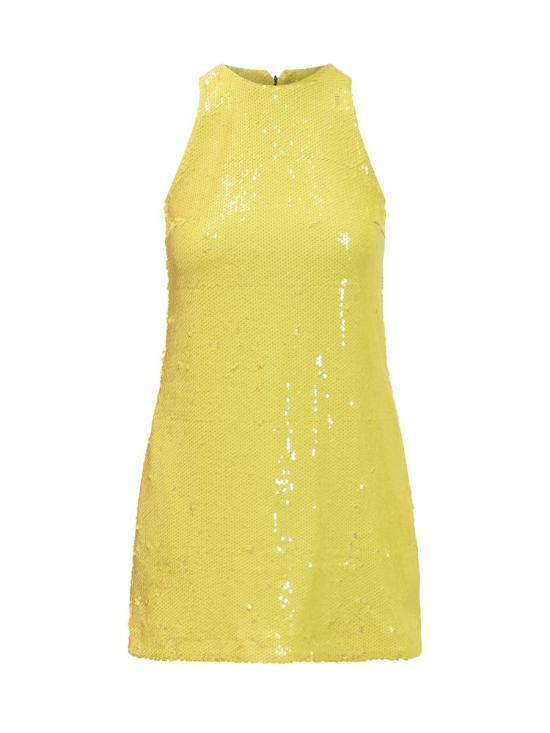 ワンピース MSGM Women Mid Skirts 3842MDA23257309 06 YELLOW