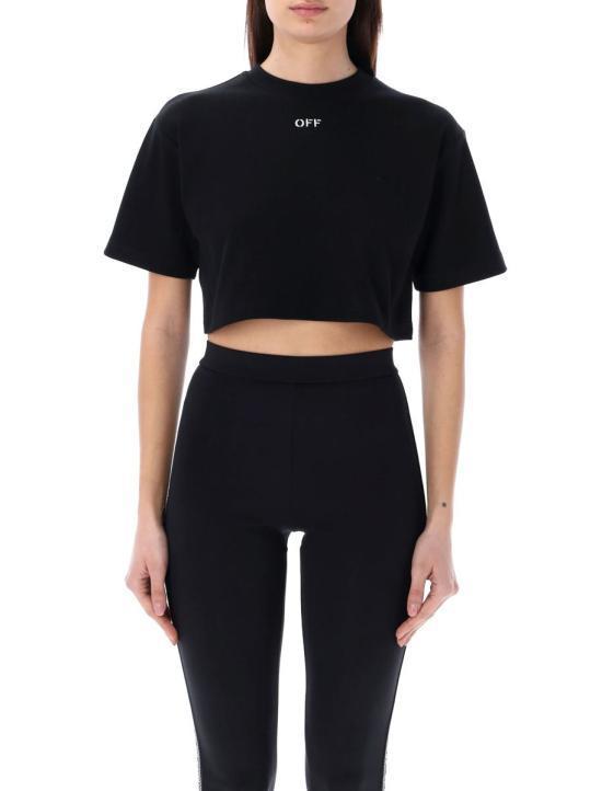 Tシャツ・カットソー OFF WHITE Women Tunic Tops 25POWAA081C99JER004 1001 Black