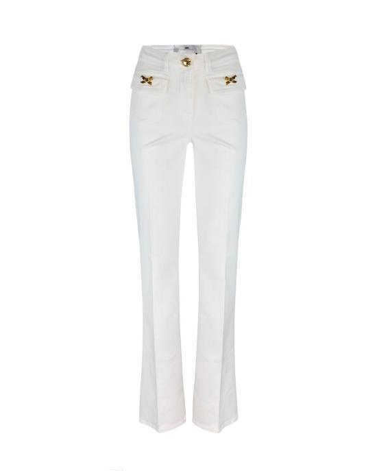 デニム・ジーパン ELISABETTA FRANCHI Women Denim Pants PJ93N51E2360 WHITE