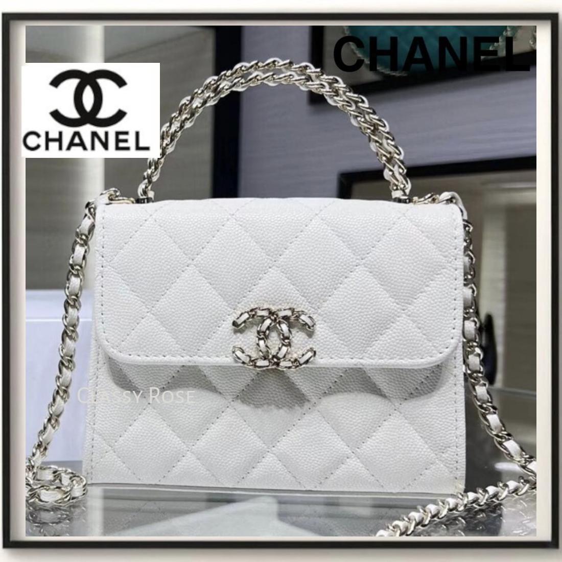 【CHANEL★CC×持ち手が可愛い》チェーン クラッチバッグ ミニ