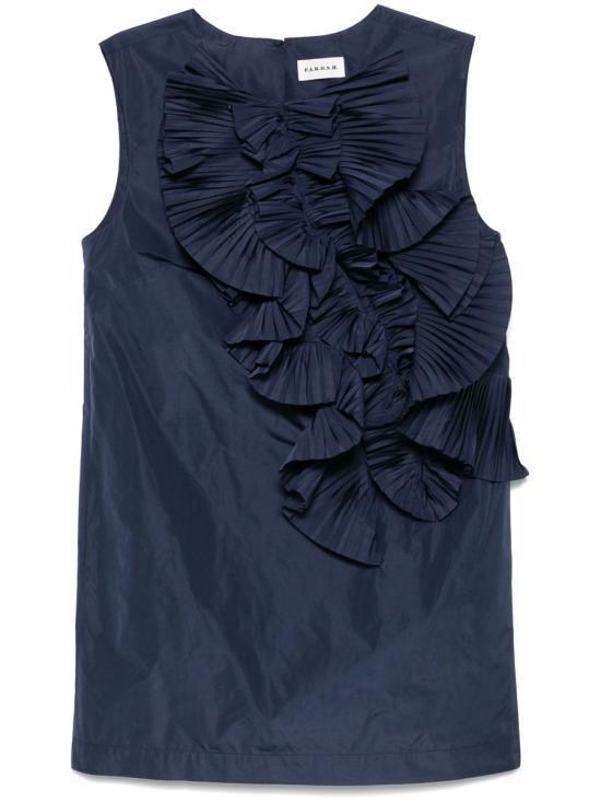 ワンピース PAROSH Women Mid Skirts D731358PIMPY 012 BLU BLUE