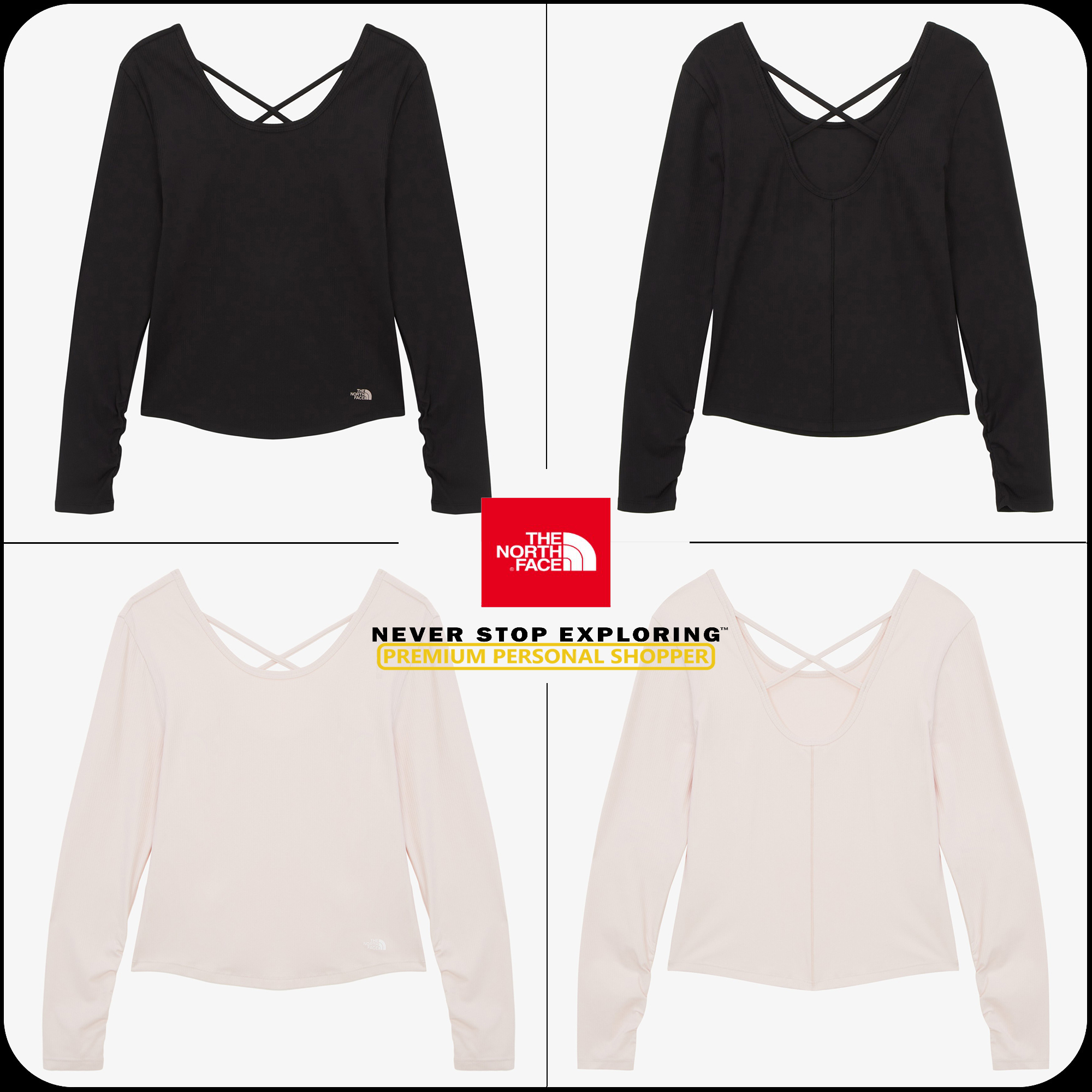 [THE NORTH FACE]★25SS★韓国人気★W'S DAZE L/S R/TEE