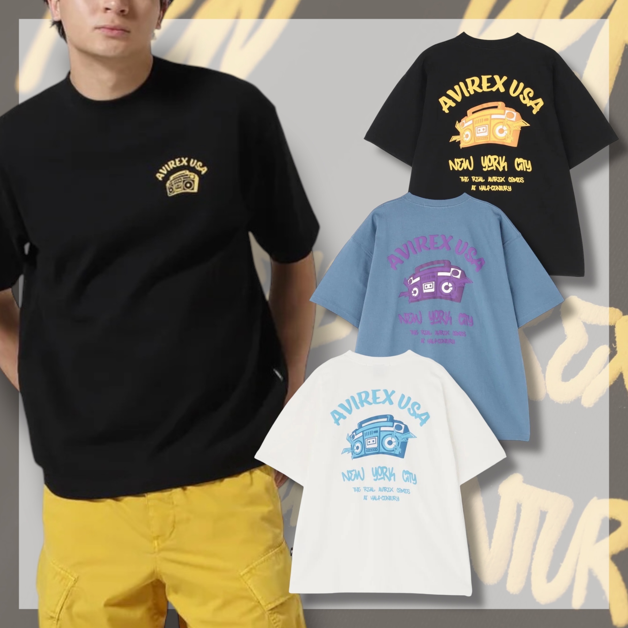 国内発/関税無/本物保証/AVIREX フォーミング 半袖Tシャツ☆新作