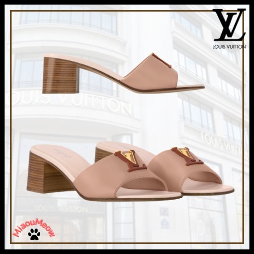 【上品エレガントカラー♪】Louis Vuitton★ミュール LV マーレ