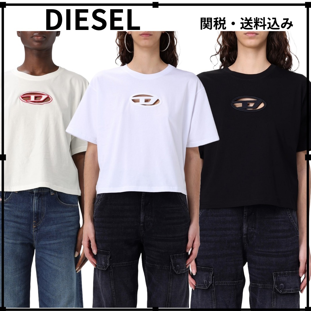 ★DIESEL★Dロゴ 半袖 Tシャツ 関税送料込