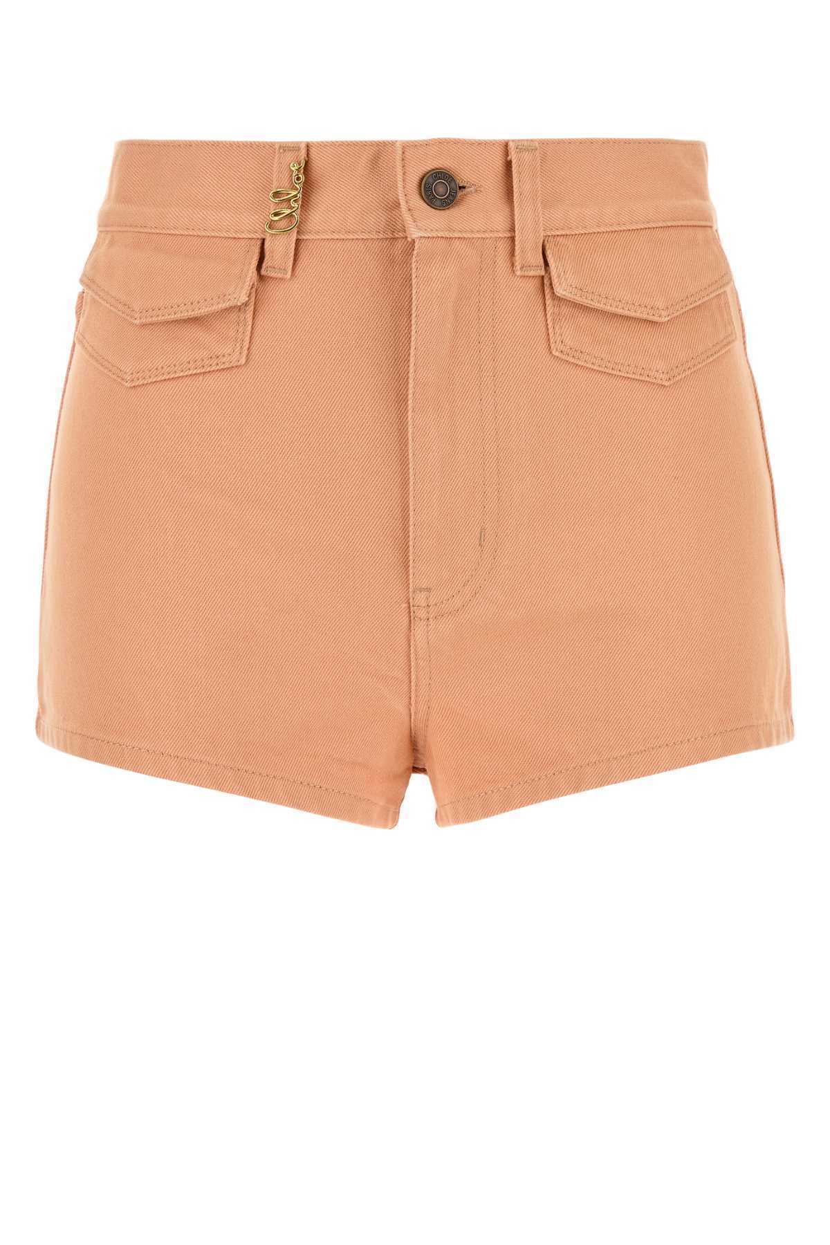 【送料&関税込】ChloAC Salmon Denim Shorts