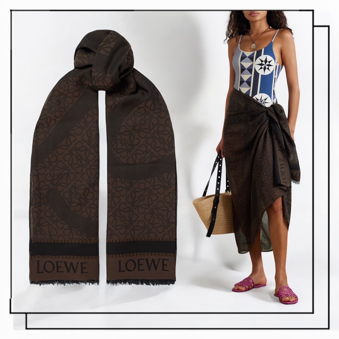 国内発 LOEWE x Paula's Ibiza パレオ（コットン）