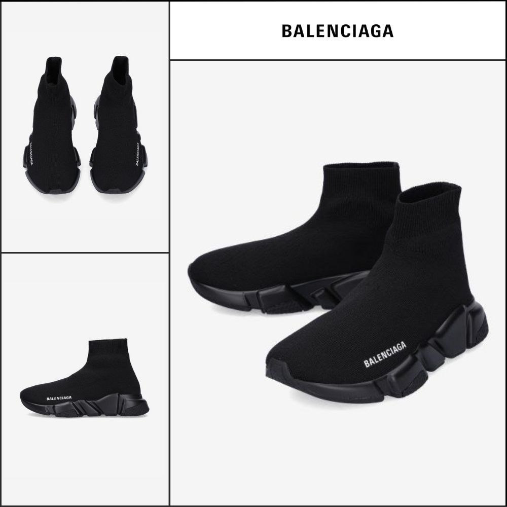 【BALENCIAGA】Speed Recycled Sneakers Black
