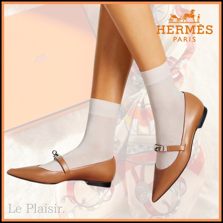 【25S 新作】HERMES｜Ballerines Kelly