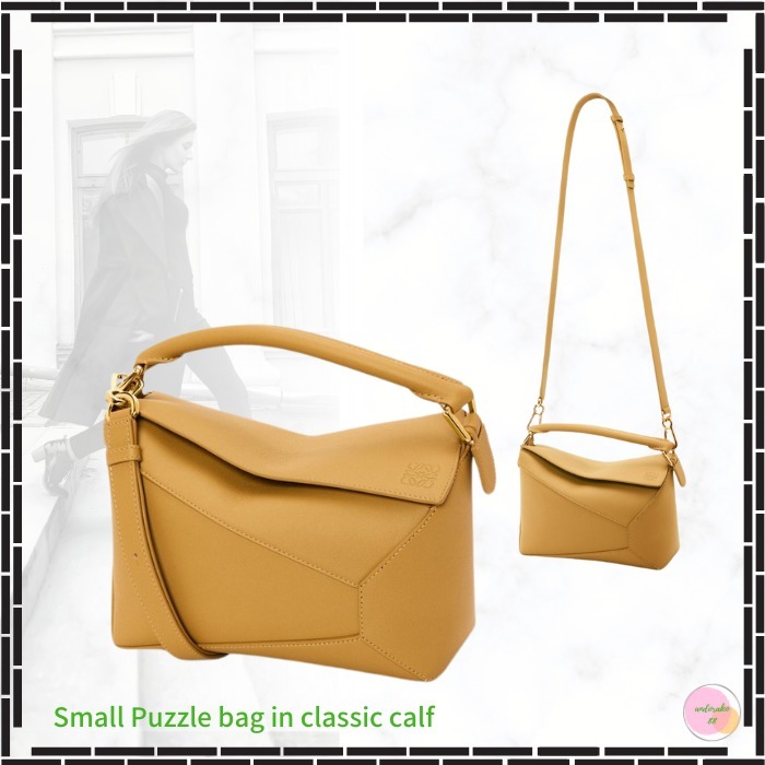 大人気★LOEWE★Puzzle パズルバッグ スモール クラシックカーフ
