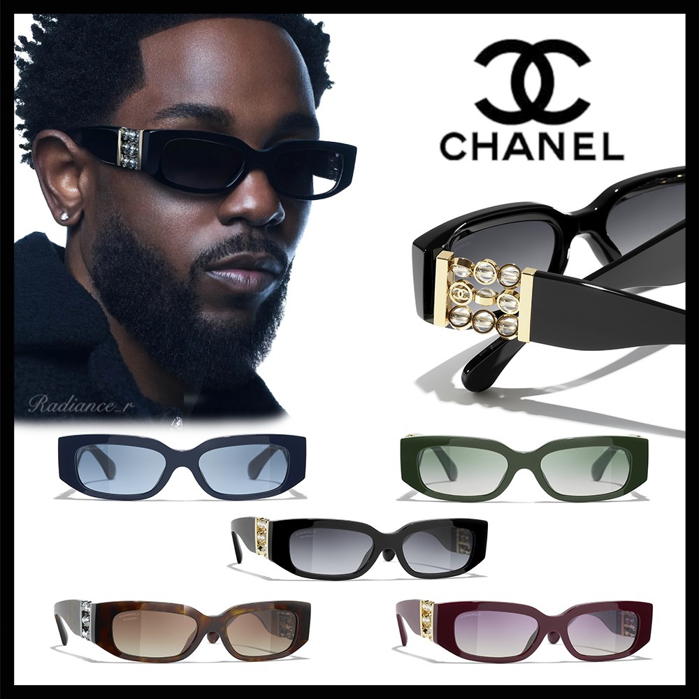 【魅せるパール☆夏映え】CHANEL オーバル シェイプ アイウェア