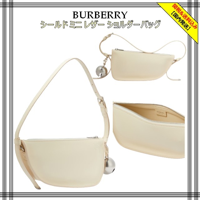 [Burberry] シールド ミニ レザー ショルダーバッグ