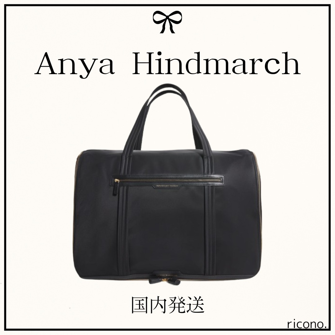 関税無【ANYA HINDMARCH】モバイルワードローブトラベルバッグ