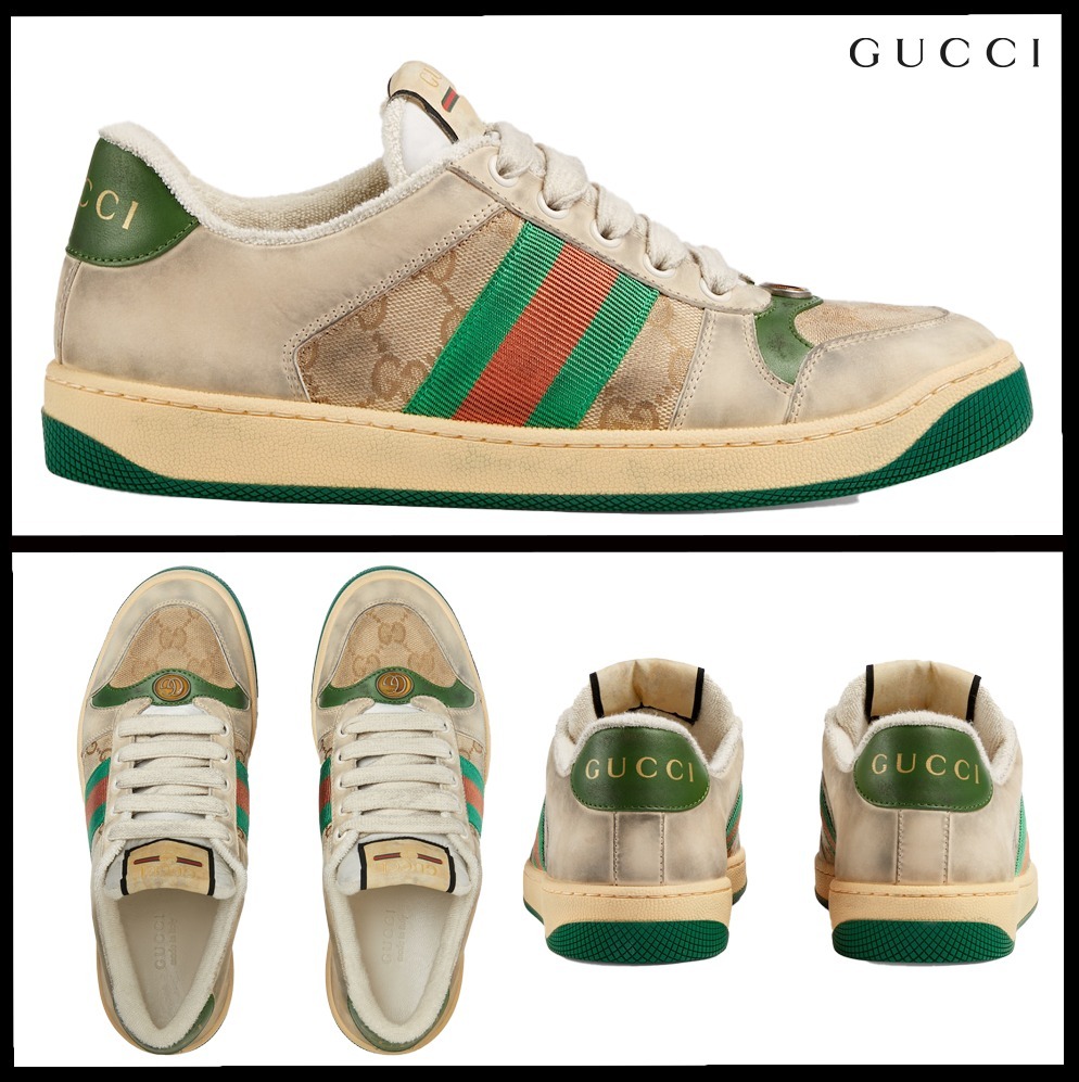 ★GUCCI★〔スクリーナー〕ウィメンズ レザー スニーカー★