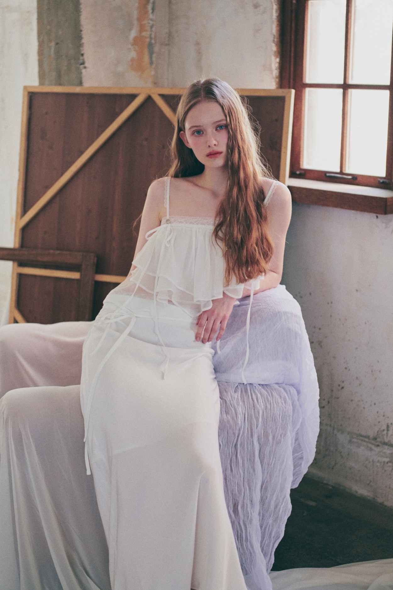 ★PAIN OR PLEASURE★ JADE LONG SKIRT (2色)