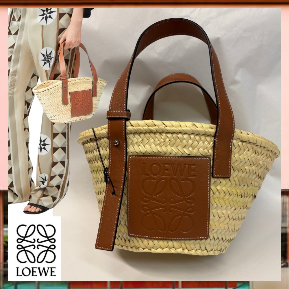【夏の主役の決定版！！】LOEWE バスケットバッグ スモール