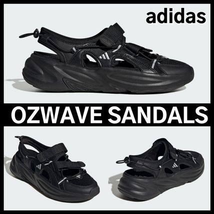 サンダル・ミュール adidas Ozwave Sandals Black / JS4582 adidas アディダス スポーツサンダル OZWAVE SANDAL オズ