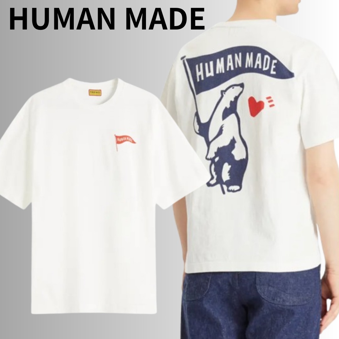 Human Made ホッキョクグマ フラッグ Tシャツ