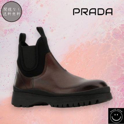 PRADA プラダ モノリス スクエアトゥ サイドゴアブーツ