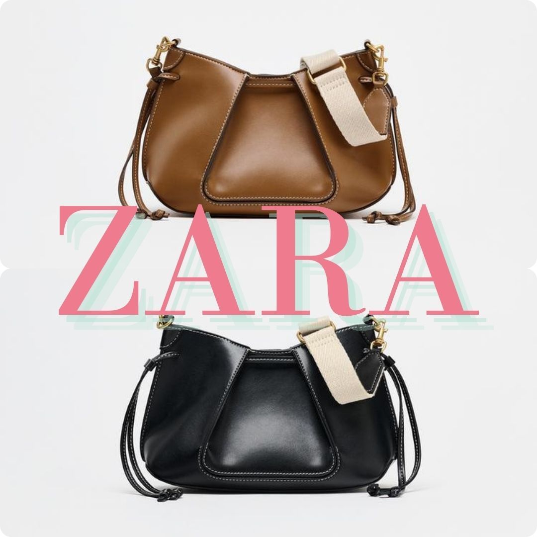 ZARA プリーツミニバッグ 6527/510