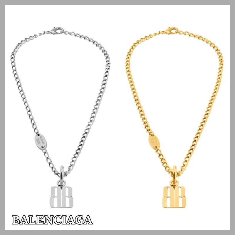 【BALENCIAGA】NANO BBロゴ ネックレス 関税・送料込み