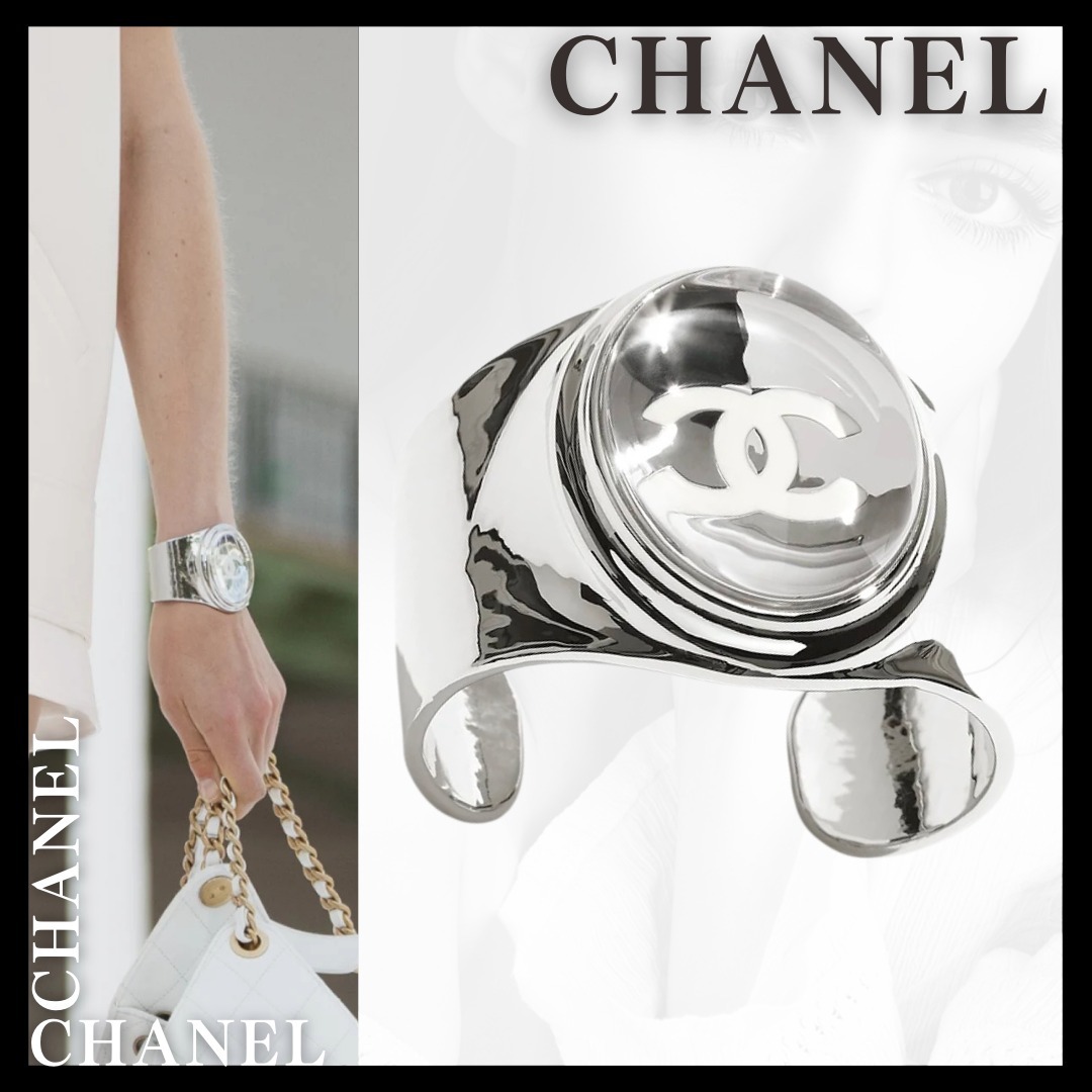 25SS【個性的で存在感のある素敵なデザイン】◆CHANEL◆バングル