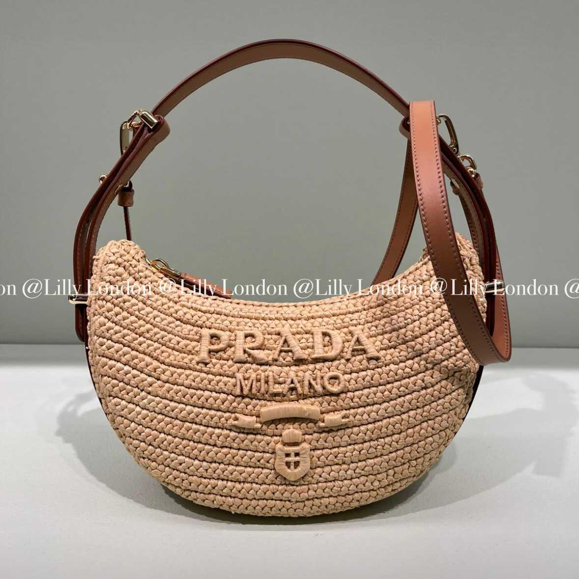 PRADA プラダ アーケ クロシェ ショルダーバッグ 1BC194