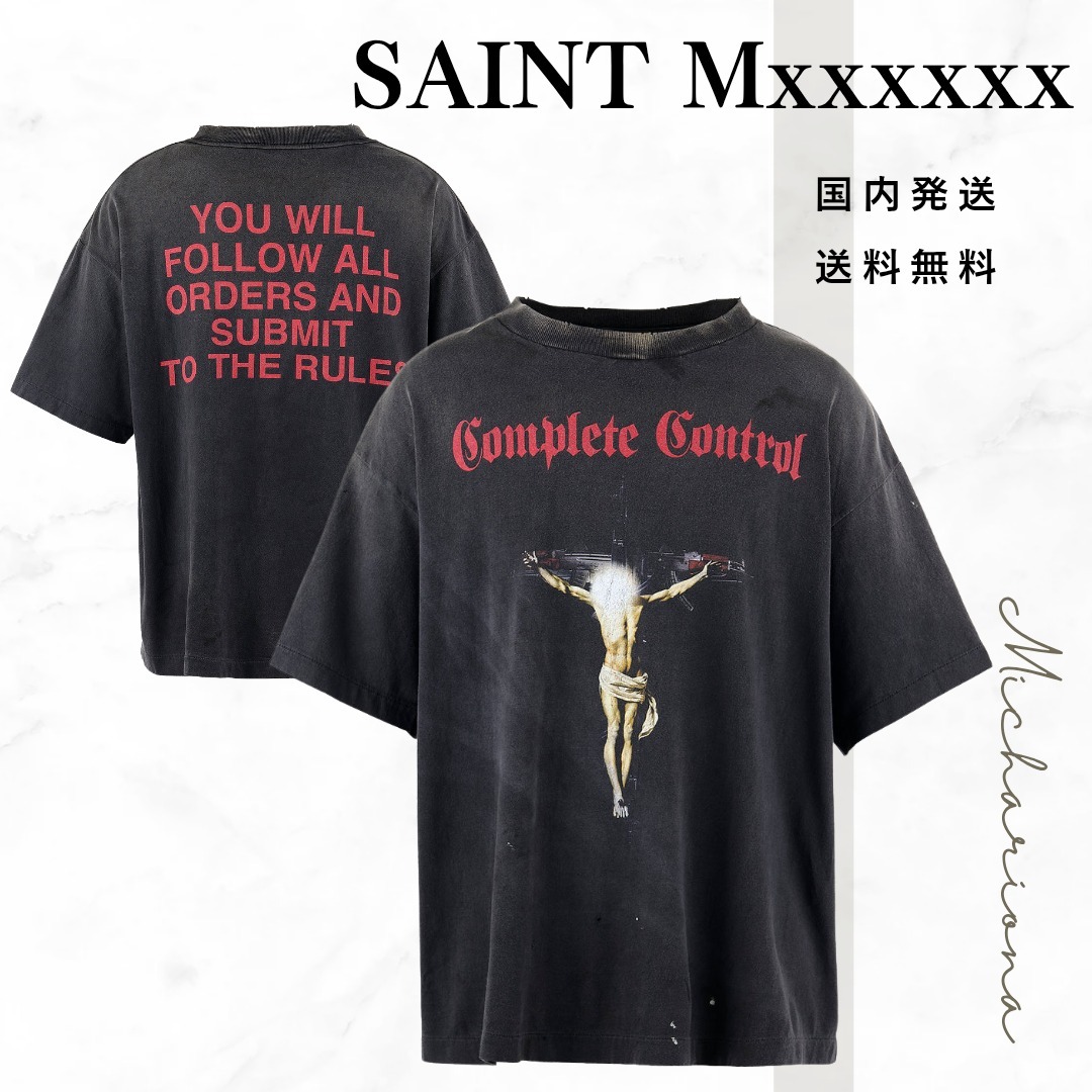 SAINT Mxxxxxx × Kosuke Kawamura Tシャツ COMPLETE CONTRL