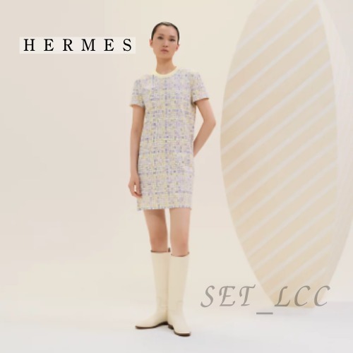 華やぐシーンに最適 ★HERMES★ Bolduc au Carre ドレス